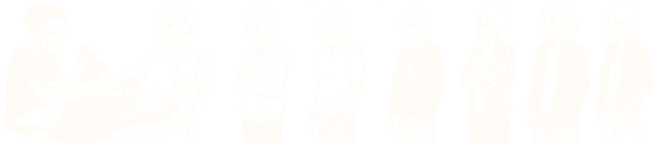 Skeleton Group White
